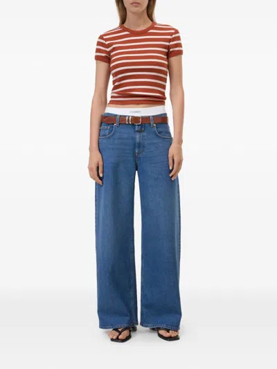 Closed Flared Denim Jeans In Blue