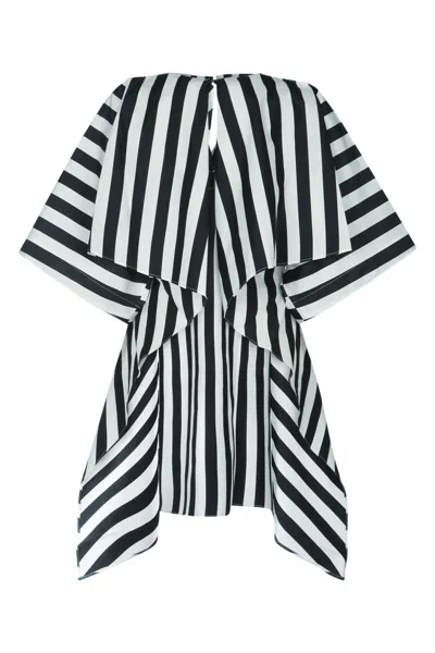Jacquemus Womens Jacquard Medium Stripes Moisson Striped Cotton And Silk Tunic In Multi