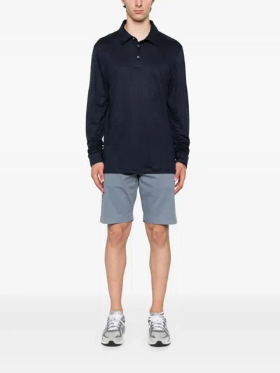 Jacob Cohen Button-up Shorts In Blue