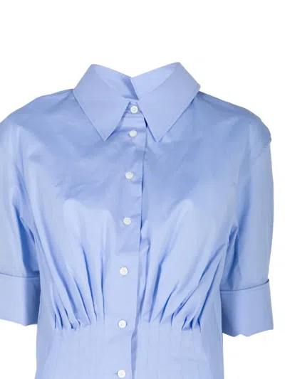 Marni Collared Buttoned Shirt In Blue