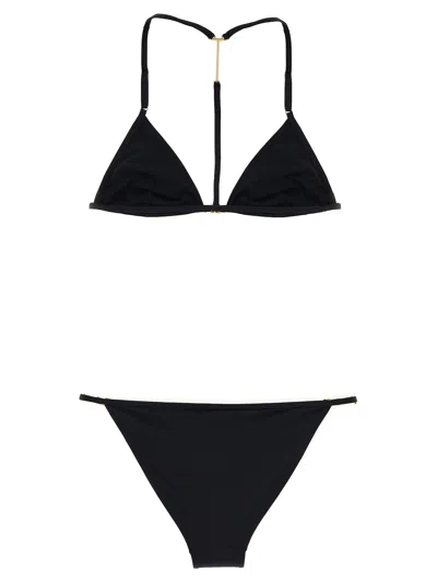 Tom Ford Triangle Bikini Set Adjustable Straps Hardware In Black