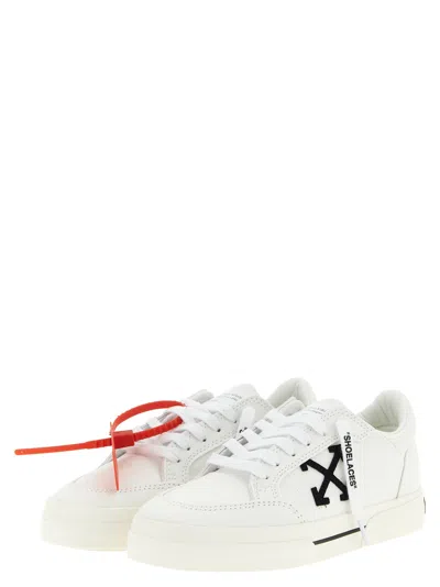 Off-white White Vulcanized Low Sneakers In White