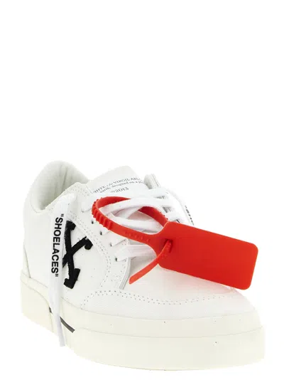 Off-white White Vulcanized Low Sneakers In White