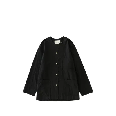 Studio Nicholson Hadar Button Patch Pocket Jacket In Black