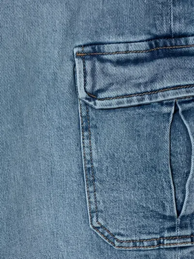 Guess Cargo-pocket Jeans In Blue