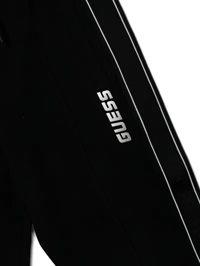 Guess 로고 프린트 팬츠 In Black