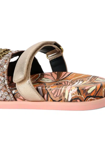 Kurt Geiger 이글 시퀸 컷아웃 샌들 In Multi