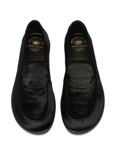 Officine Creative 퍼 로퍼 In Black