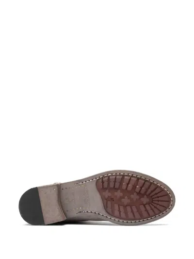 Officine Creative 리슨 지퍼 스웨이드 부츠 In Neutral