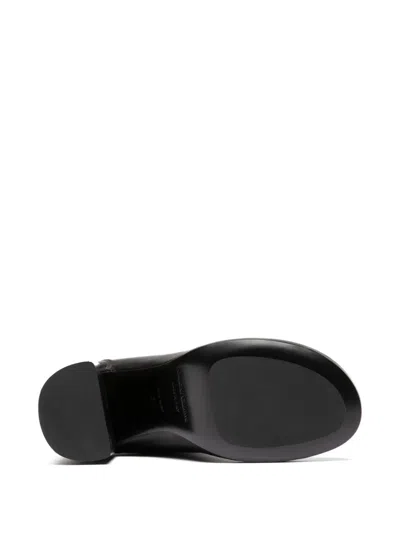 Officine Creative 펠리시아 지퍼 레더 부츠 In Black