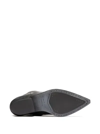 Officine Creative 노엘리 Dd 포인티드 토 레더 부츠 In Black