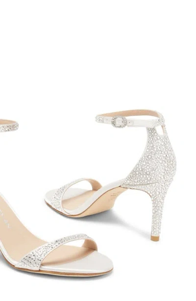 Stuart Weitzman Woman Sandals Beige Size 10.5 Textile Fibers In Multi