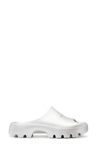 Allsaints Eclipse Platform Slide Sandal In Silver