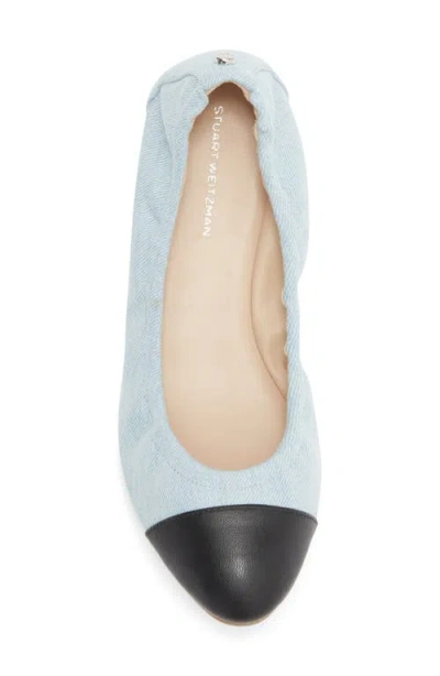 Stuart Weitzman Gabby Foldable Ballet Flat In Multi