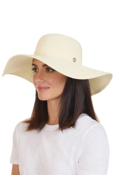 Bruno Magli Packable Floppy Brim Sun Hat In Red
