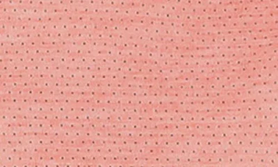 Tailorbyrd Mélange Mesh Performance Quarter Zip Pullover In Pink