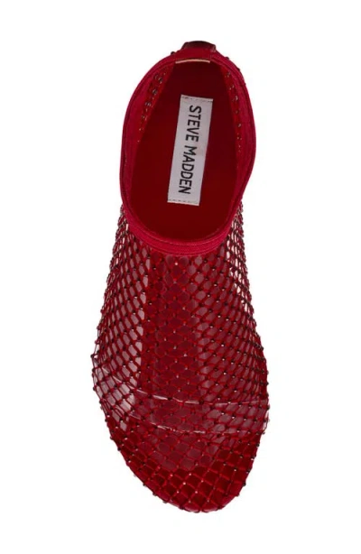 Steve Madden Mino Flat In Red
