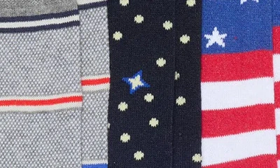 Lorenzo Uomo Assorted 3-pack Crew Socks In Multi