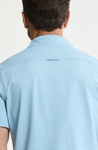 Jachs Performance Tech Button-up Shirt In Blue