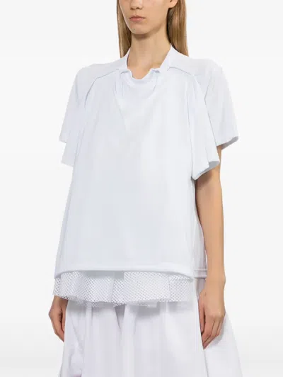 Comme Des Garçons Layered T-shirt In White