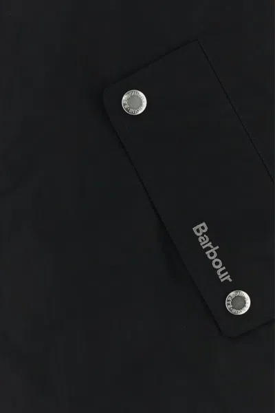 Barbour Black Polyester Weaver Jacket In Black