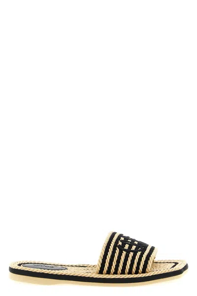 Chloé Sandals 19a With Shaped Straps In White Leather For Women In Neutral