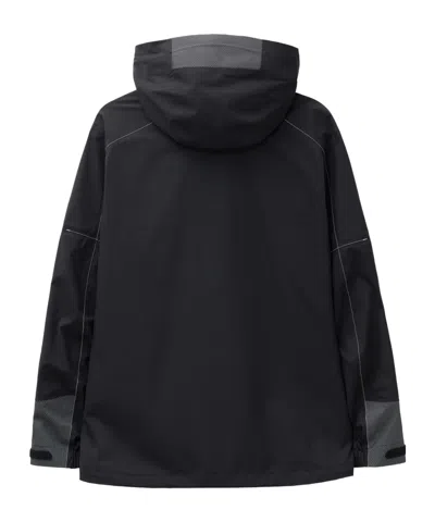 And Wander Black Pertex Shield Waterproof Technical Jacket In Black