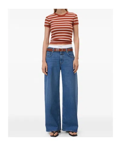 Closed Flared Denim Jeans In Blue