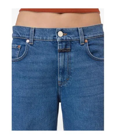 Closed Flared Denim Jeans In Blue