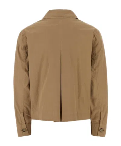 Woolrich Utility Overshirt Jacket In Neutral