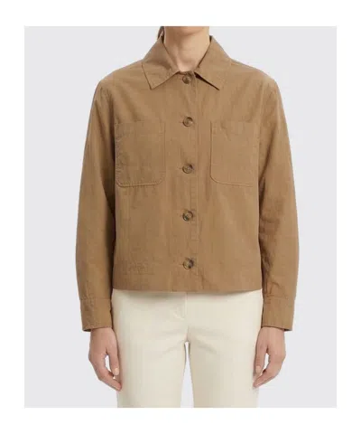 Woolrich Utility Overshirt Jacket In Neutral