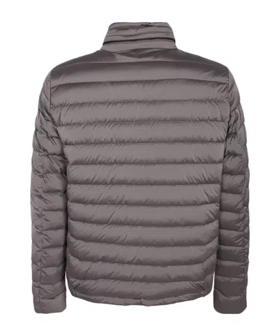 Moorer Long-sleeve Down Jacket In Gray