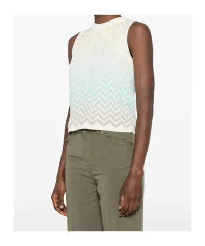Missoni Chevron-pattern Top In Multi