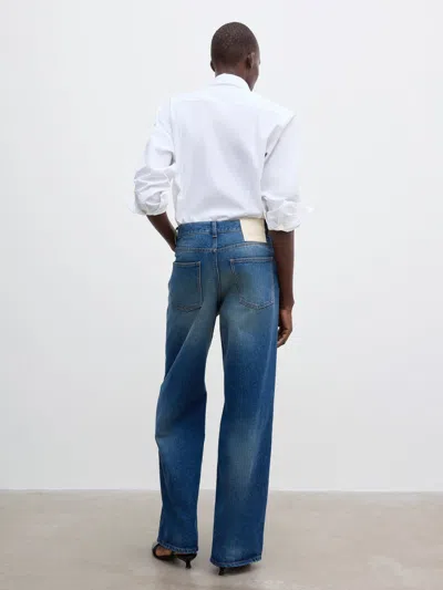 House Of Dagmar Five-pocket Jeans In Blue