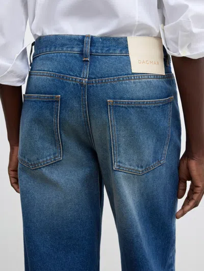 House Of Dagmar Five-pocket Jeans In Blue