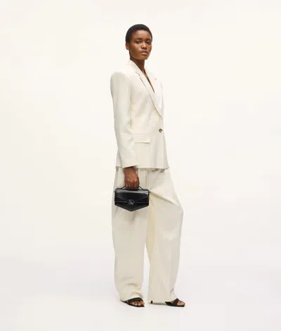 Karl Lagerfeld Kl Studio Structured Blazer In White