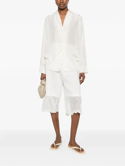 Forte Forte Button Blouse In White