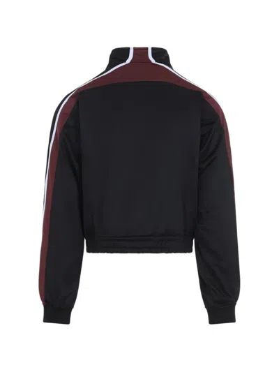 Martine Rose Shrunken Tech Jacket Contrast Trim Design In Black