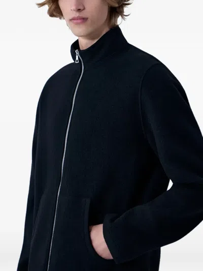 Rier Full-zip Fleece Jacket In Blue
