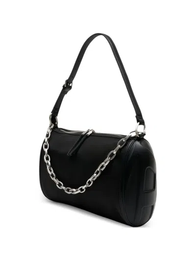 Diesel Black Polyamide Polyurethane Shoulder Bag In Black