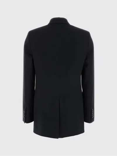 Gucci Double-breasted Gg Wool Jacket In Blue