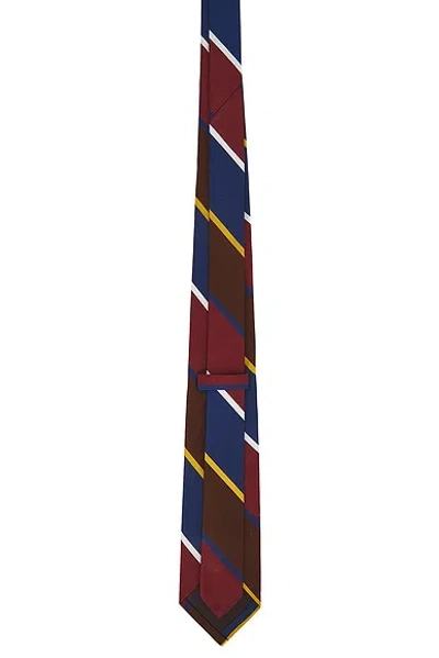 Beams Regimental Preppy Stripe In Multi