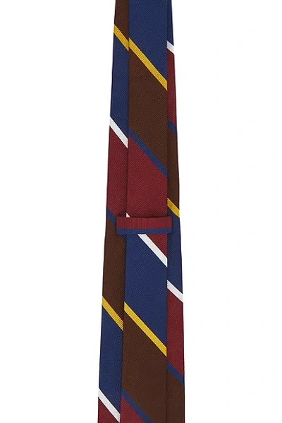 Beams Regimental Preppy Stripe In Multi