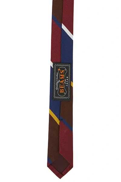 Beams Regimental Preppy Stripe In Multi