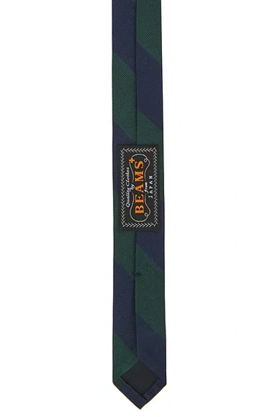 Beams Ivy Tie Regimental Stripe In Multi