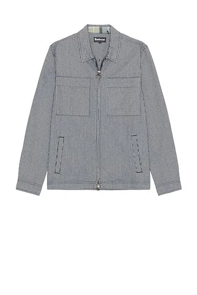 Barbour Willowburn Gingham Overshirt In Blue