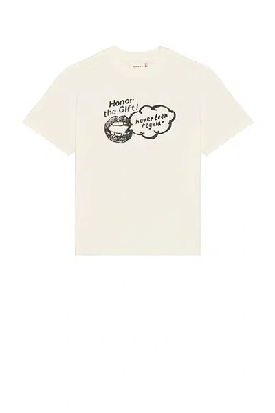 Honor The Gift Never Been Regular Tee In White