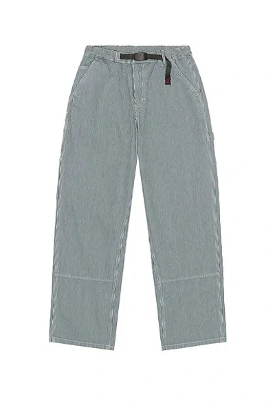 Gramicci Overdyed Hickory Work Pant In Pattern