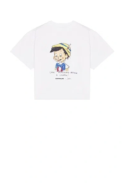 Kody Phillips Pinocchio Tee In White