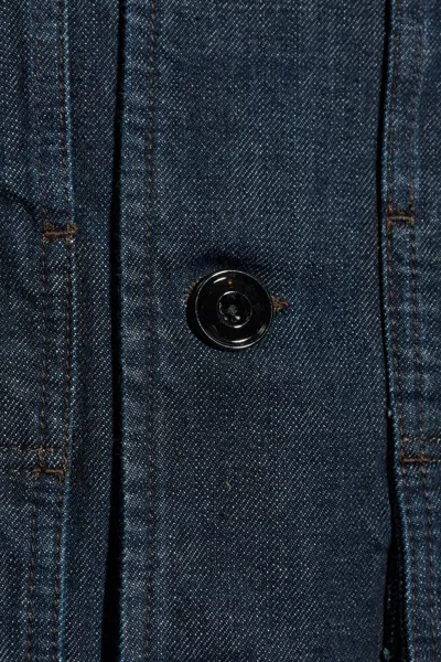 Lemaire Boxy Denim Jacket In Blue